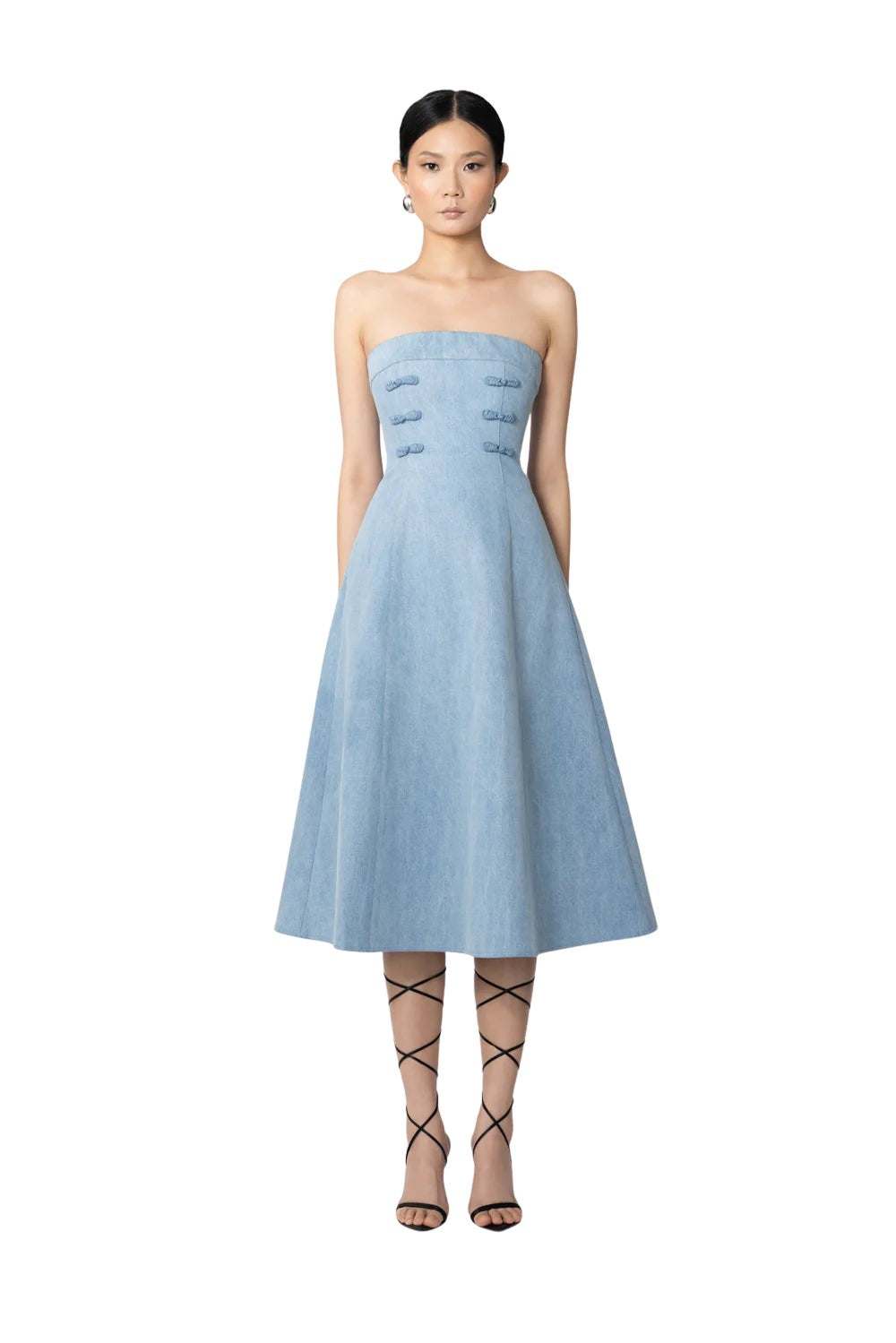 Twyla Denim Midi Dress