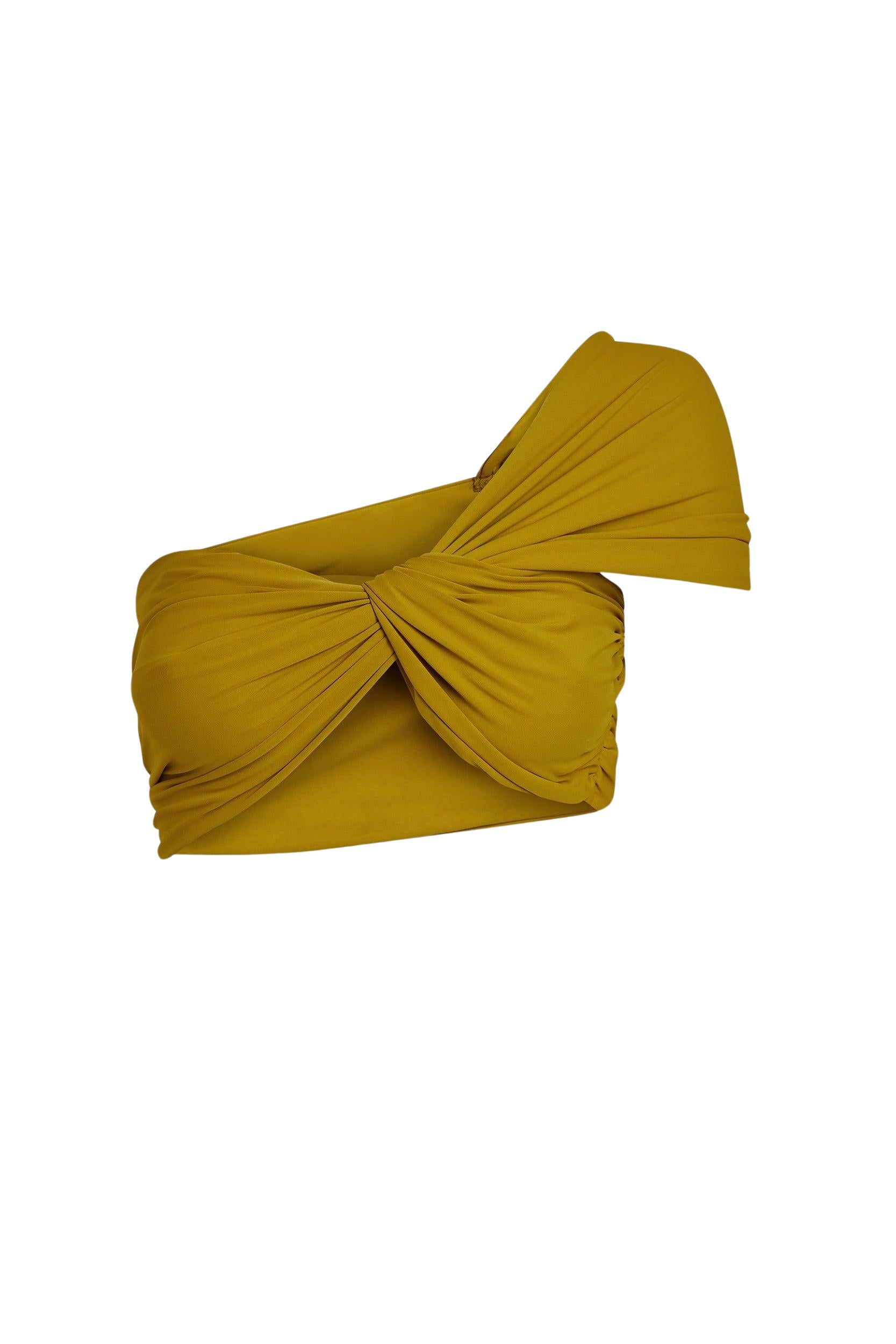 Bikini Top with Knot (Chartreuse)