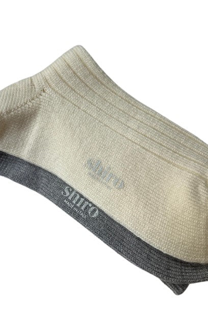 1994 Women's Mixed Socks (Cream & Heather Grey)