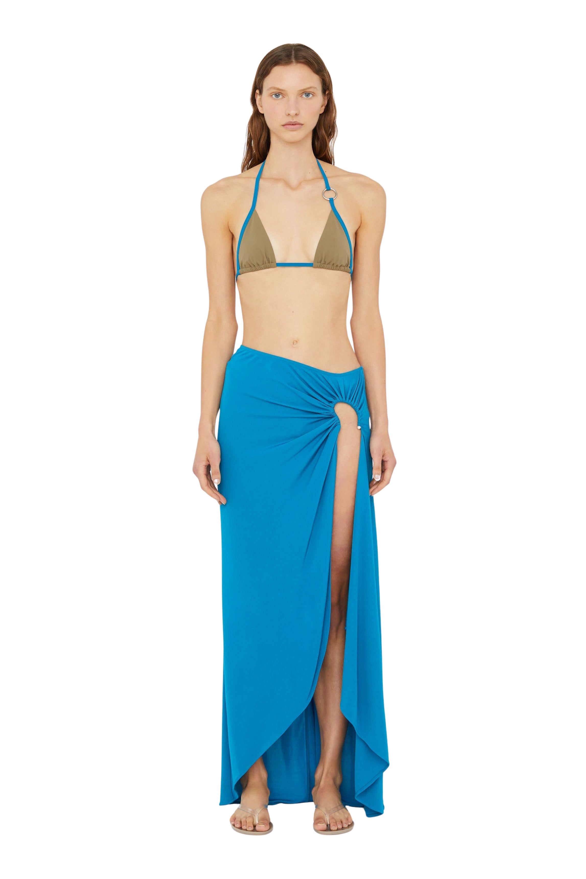 Ruched Crescent Skirt