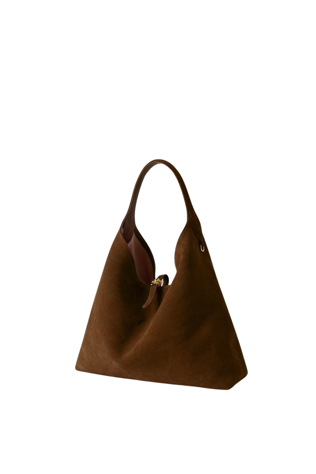 Suede Leather Petra Tote (Brown)