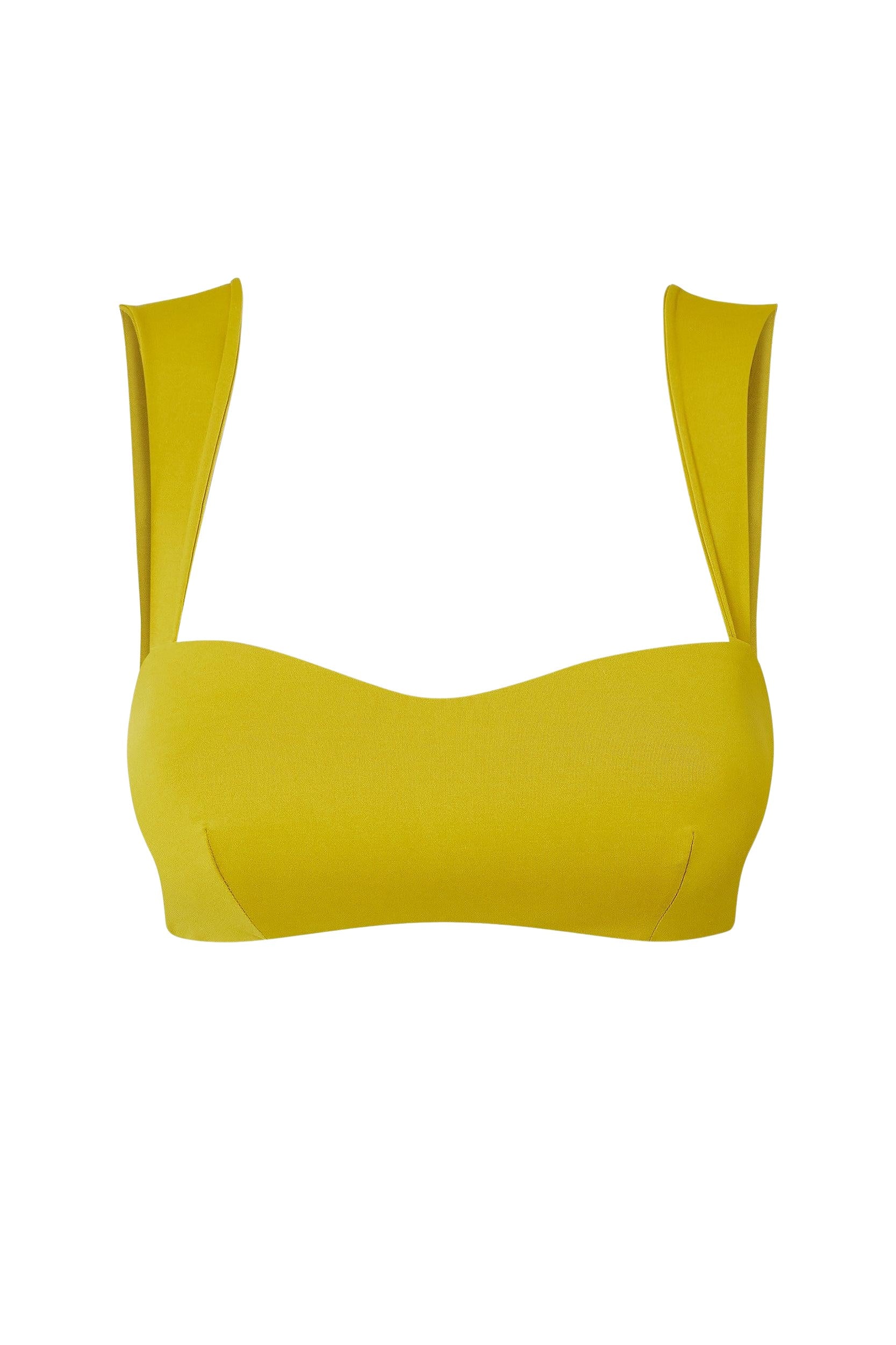 Sweetheart Bikini Top (Chartreuse)