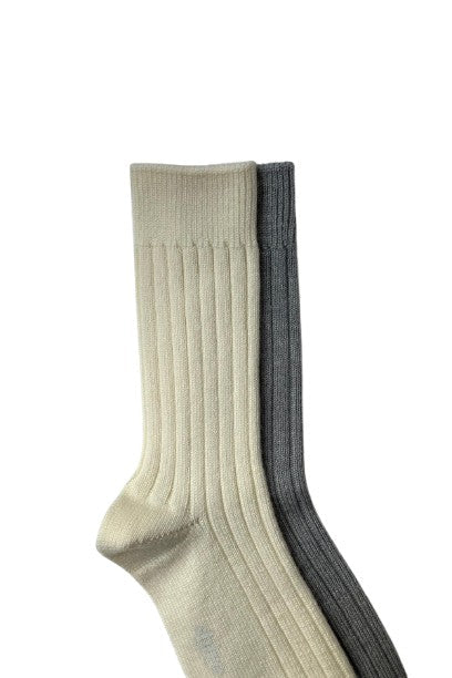 1994 Women's Mixed Socks (Cream & Heather Grey)