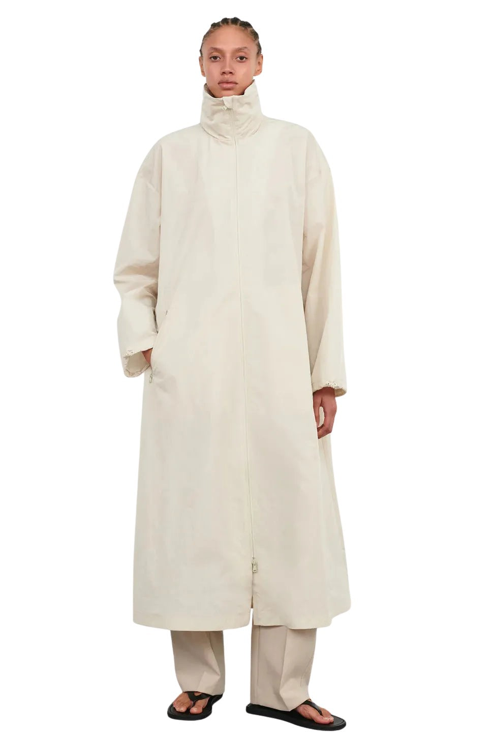 Translucent Raincoat (Sand)