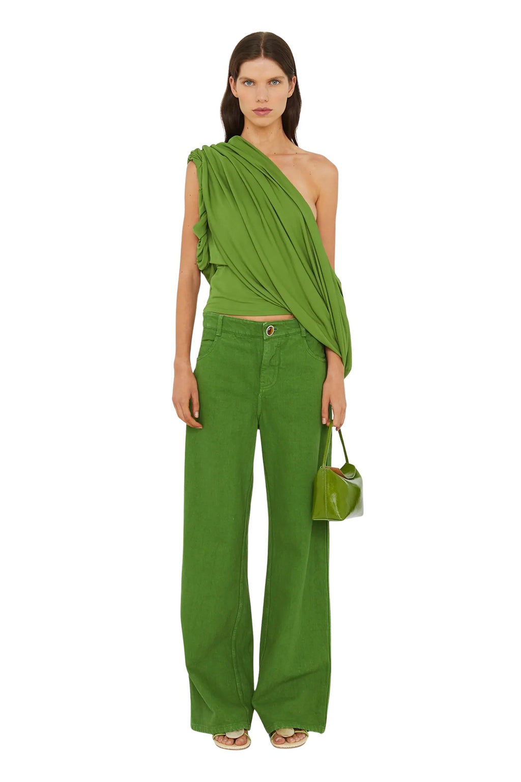 Aiba Draped Jersey Tee