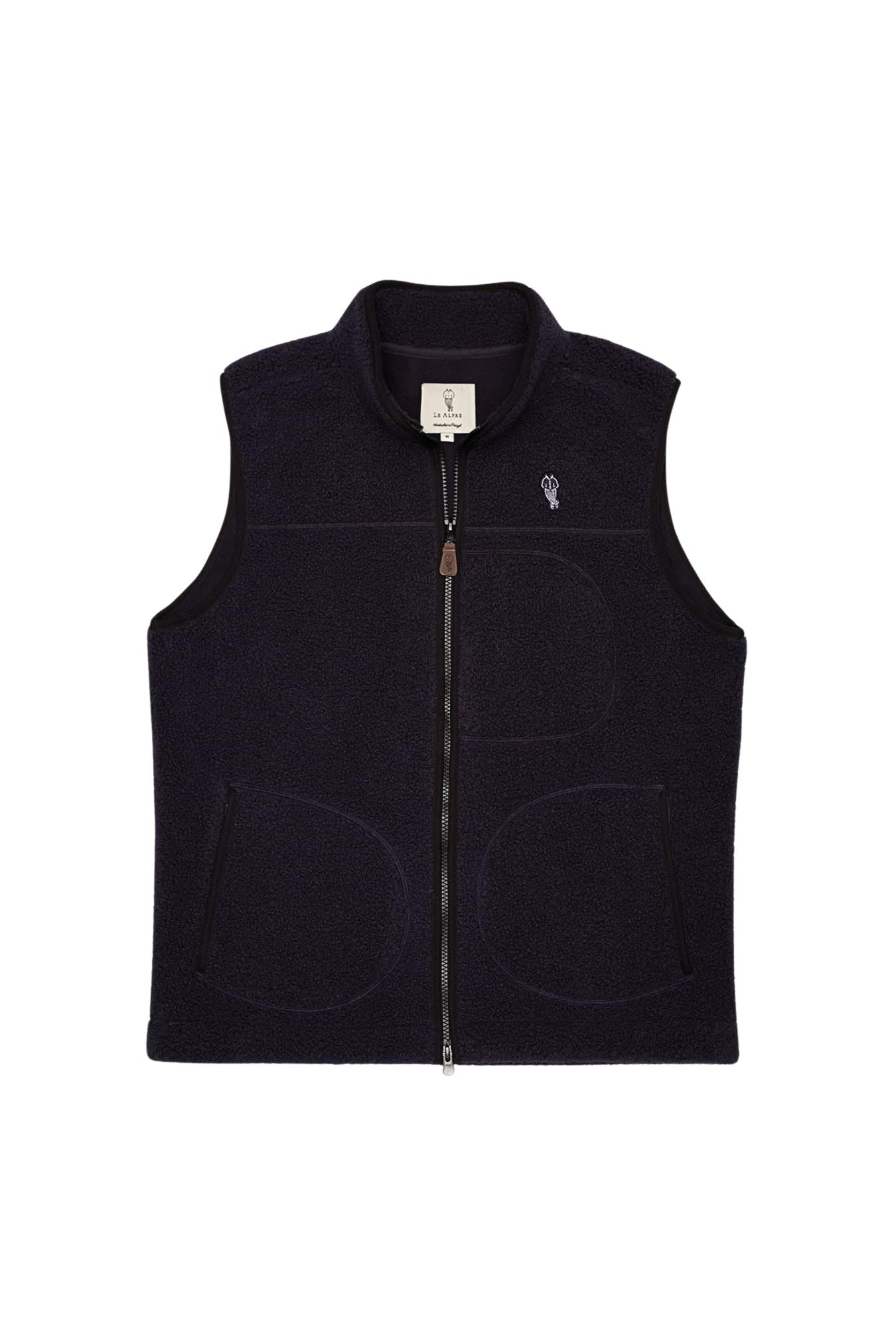 Fleece Vest (Navy)