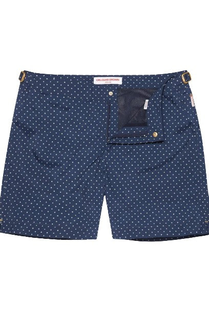 Bulldog Polka Dot Swim Shorts