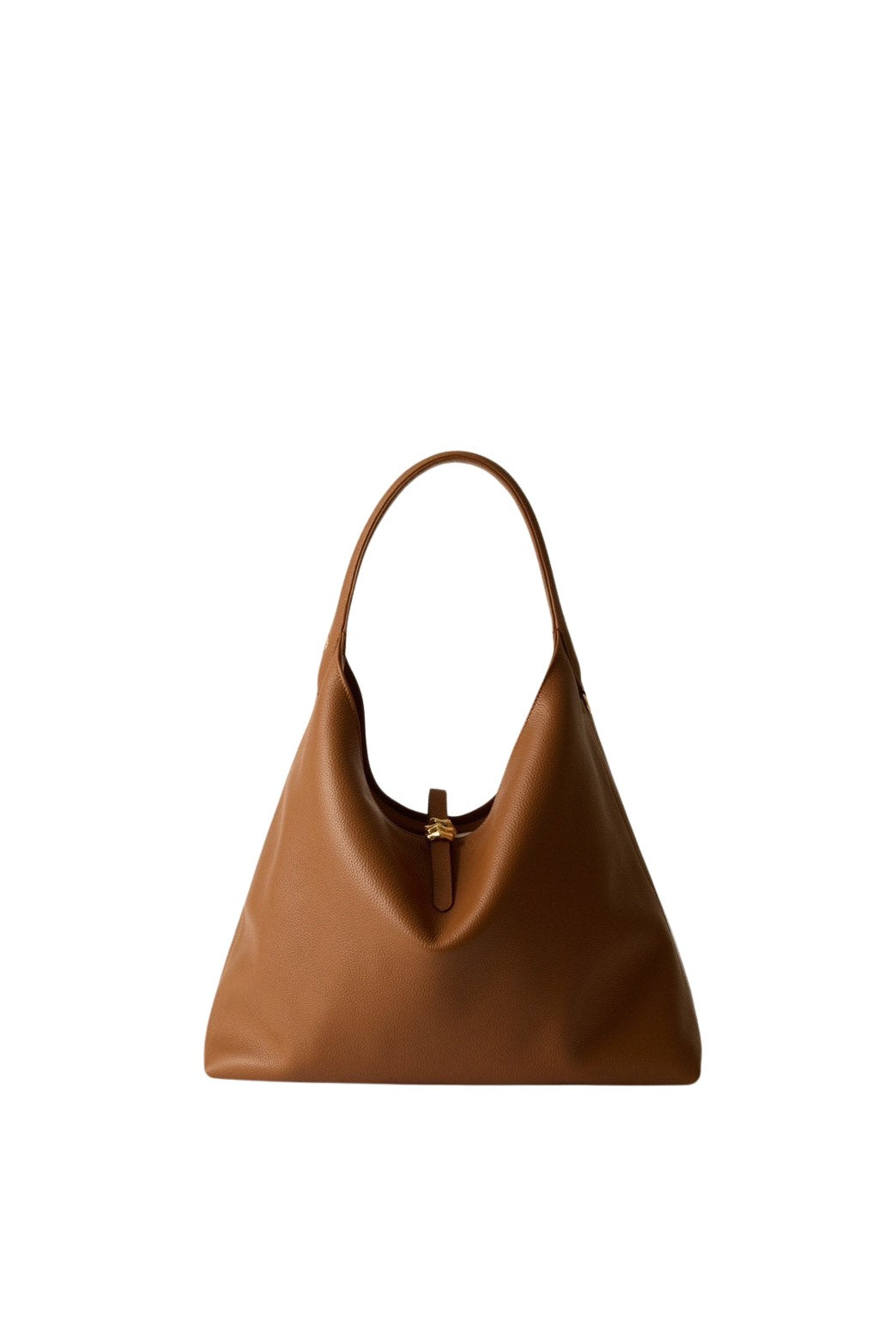 Stamped Leather Petra Tote (Tan)