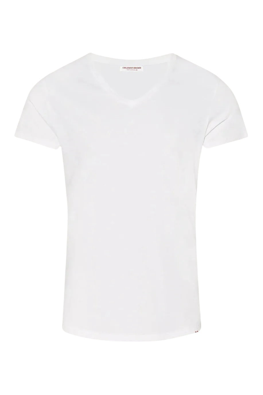 Ob-V White V-neck T-Shirt