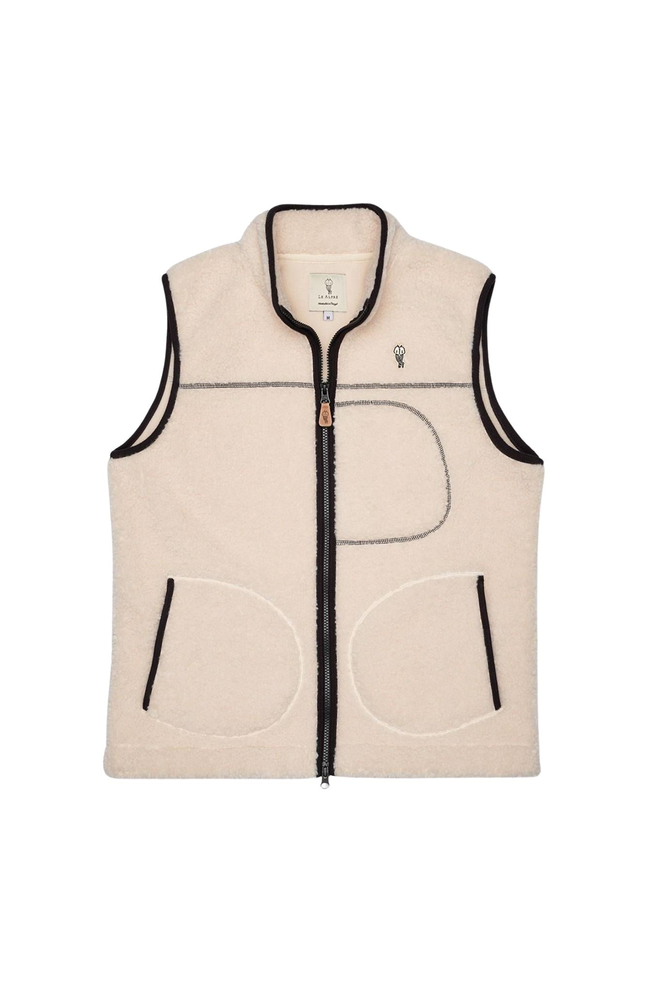 Fleece Vest (Cream)