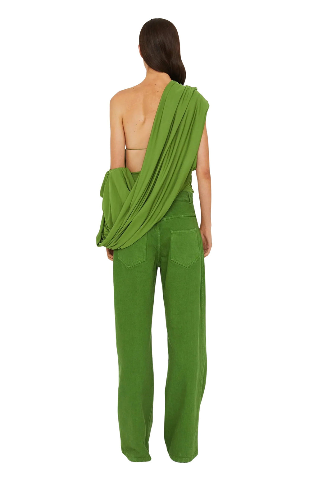 Aiba Draped Jersey Tee