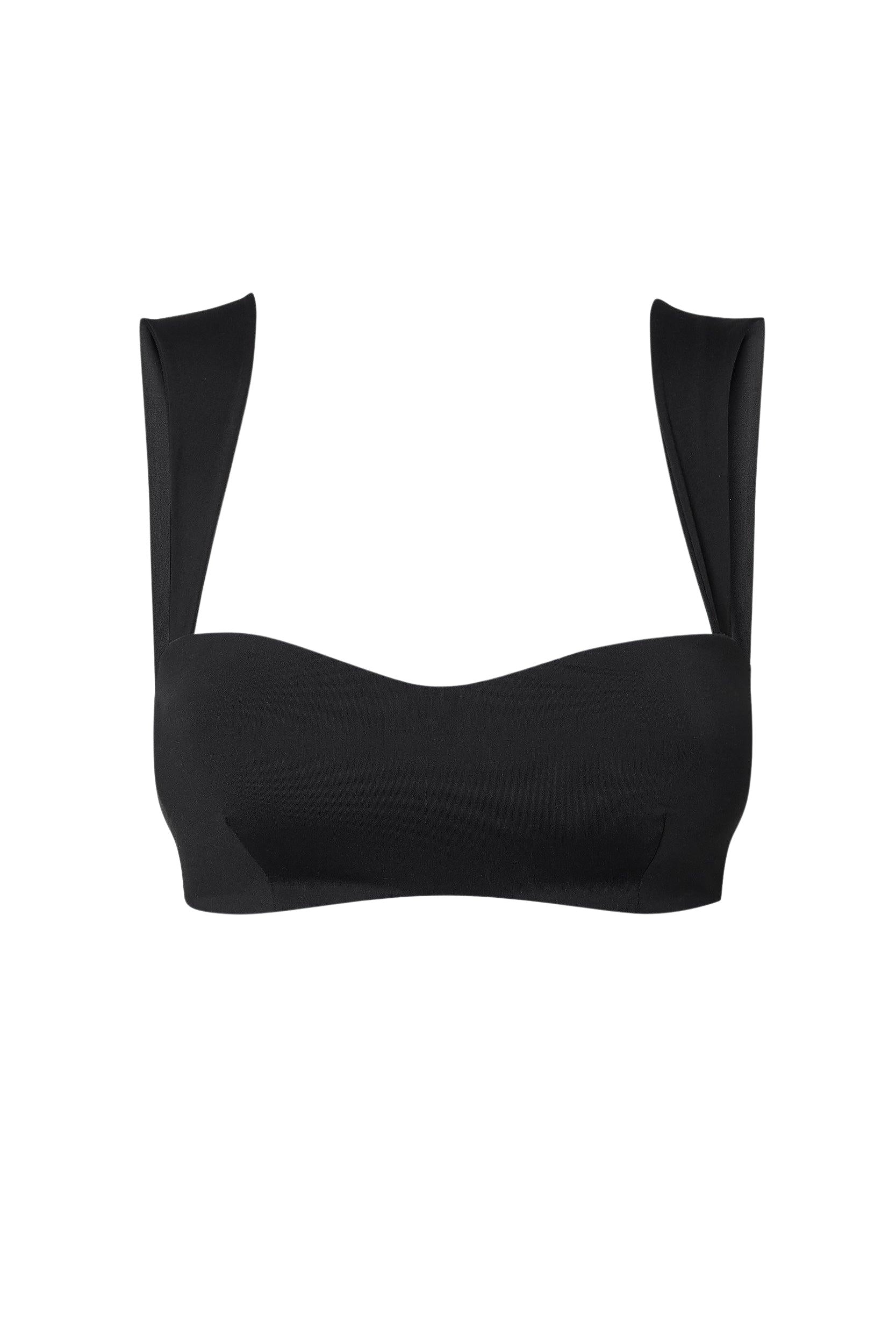 Sweetheart Bikini Top (Black)