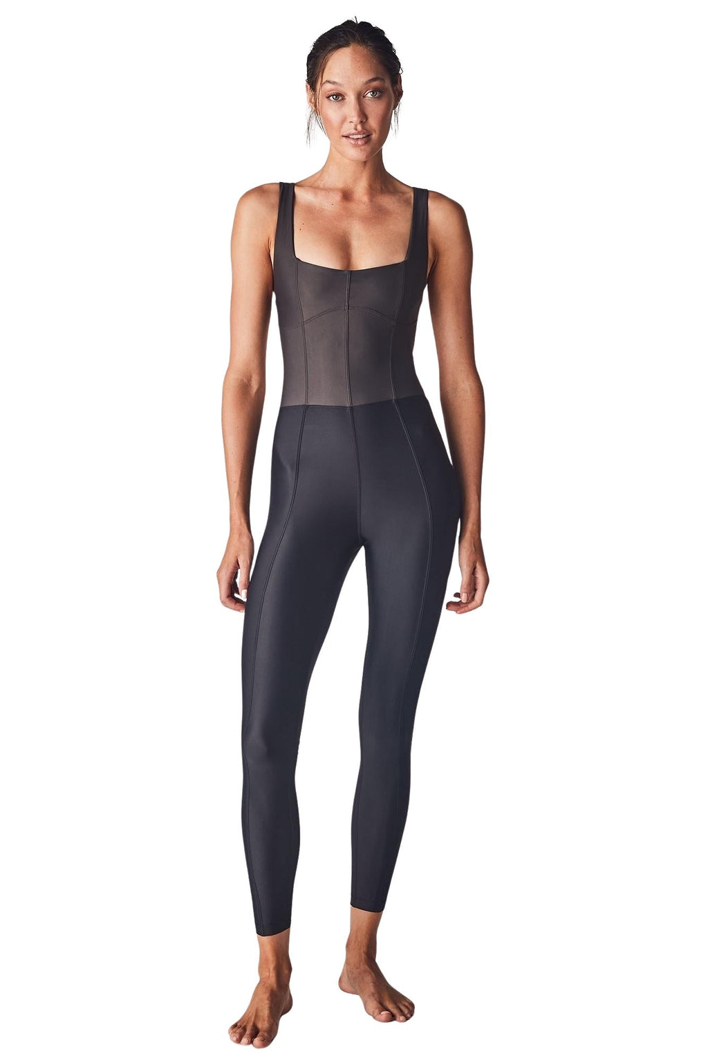 Elle Corset Bodysuit (Liqoruce / Black)