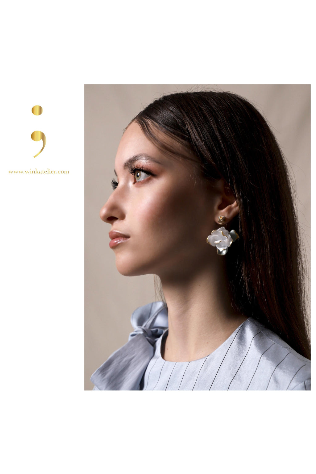 Garden Rose Earrings