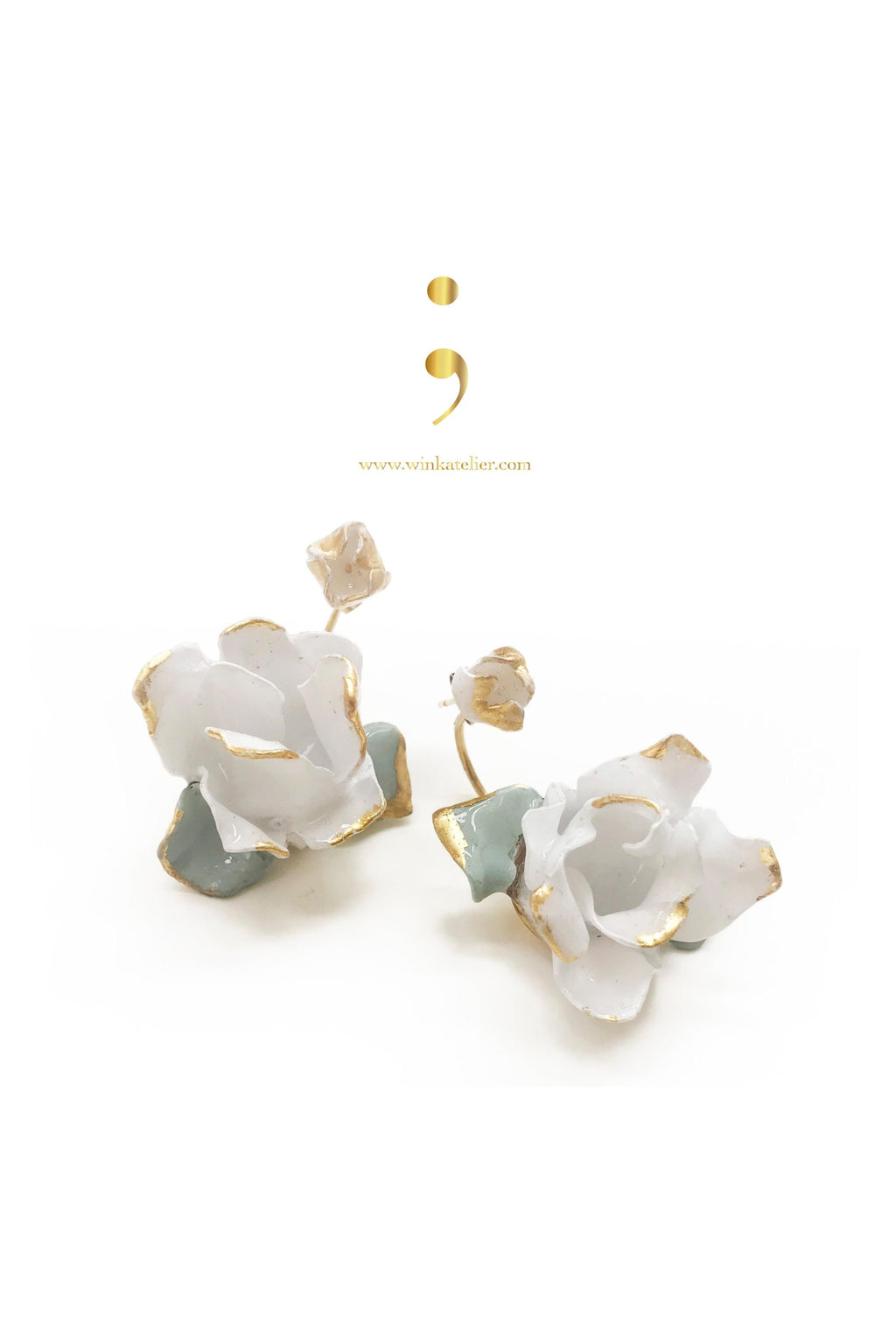 Garden Rose Earrings
